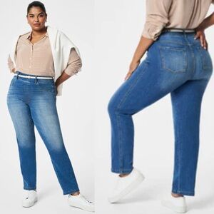Spanx Women’s Straight-Leg Ankle Jeans size 1X Regular Inseam